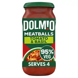 Tesco Dolmio Meatballs Tomato & Basil Sauce 450g offer