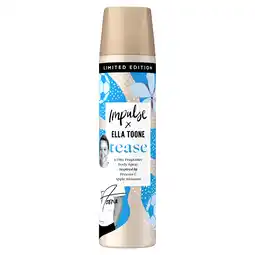 Tesco Impulse Tease Body Spray Deodorant 75Ml offer