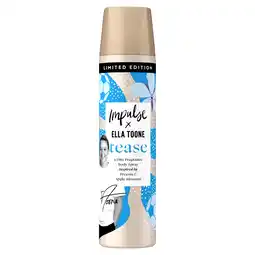 Tesco Impulse Tease Body Spray Deodorant 75Ml offer