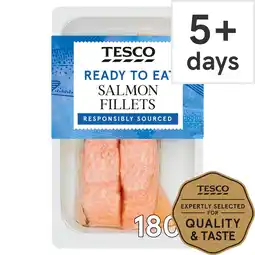 Tesco Tesco Steamed Salmon Fillets 180G offer