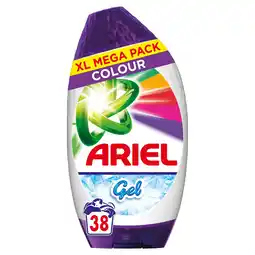 Tesco Ariel Colour Washing Gel 38 washes 1254ml offer