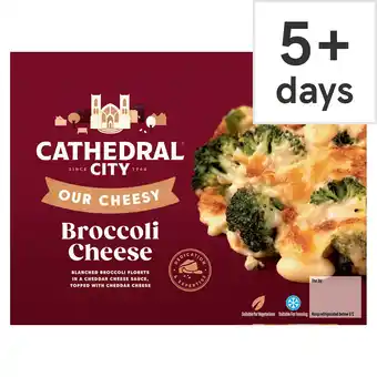 Tesco Cathedral City Broccoli Cheese 350g offer