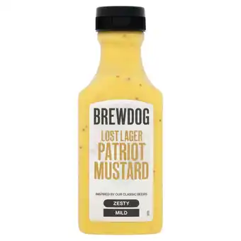 Tesco BrewDog Lost Lager Patriot Mustard 240ml offer