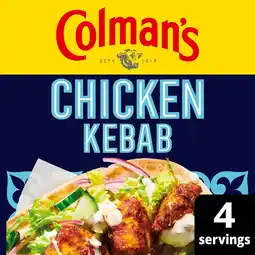 Tesco Colman's Big Night In Chicken Kebab Recipe Mix 30G offer