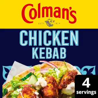 Tesco Colman's Big Night In Chicken Kebab Recipe Mix 30G offer