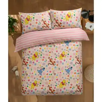 Asda Winnie The Pooh Disney Winnie the Pooh Floral Print Duvet Set - King offer