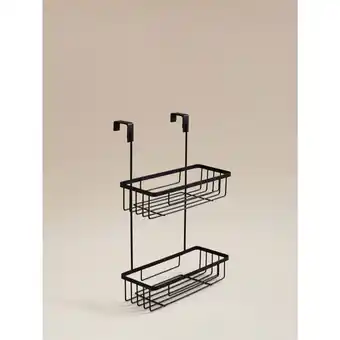 Asda George Home Black 2-Tier Over The Door Caddy offer