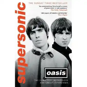 Asda Paperback Supersonic rebyissue by Oasis offer