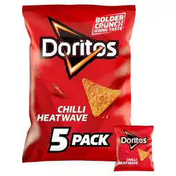 Morrisons Doritos Chilli Heatwave Tortilla Chips Multipack Crisps offer