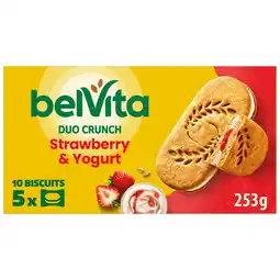 Morrisons Belvita Duo Strawberry Cereal Bars 5 Pack 253g offer