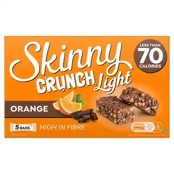 Morrisons Skinny Crunch Light Chocolate Orange Bars offer