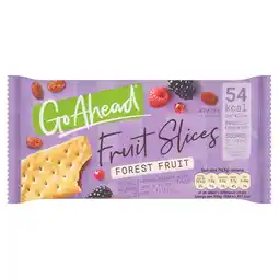 Tesco Go Ahead Forest Fruit Crispy Fruit Slices Snack Bars Multipack 4 x 43.6g offer