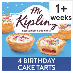 Tesco Mr Kipling Birthday Cake Tarts 4 pack offer