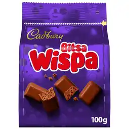 Tesco Cadbury Bitsa Wispa Chocolate Bag 100G offer