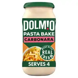 Tesco Dolmio Pasta Bake Sauce Carbonara 430g offer