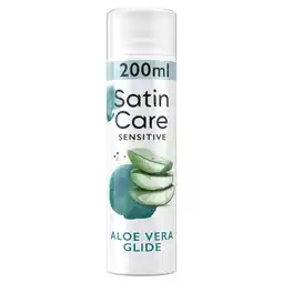 Tesco Satin Care Sensitive Aloe Vera Glide Shaving Gel 200ml offer