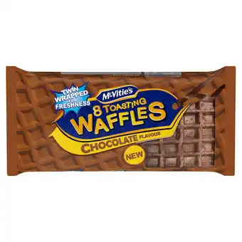 Tesco McVitie's Chocolate Toasting Waffles 8 Pack 200g offer