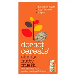 Tesco Dorset Cereals Simply Nutty Muesli 560G offer