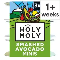 Tesco Holy Moly Smashed Avocado 3 x 57g offer