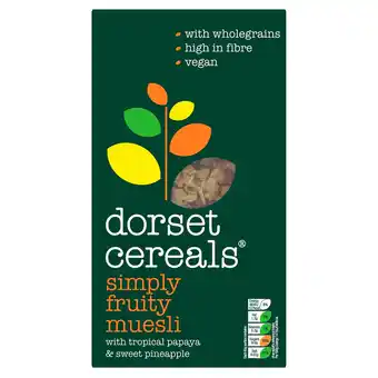 Tesco Dorset Cereals Simply Fruity Muesli 630G offer