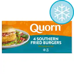 Tesco Quorn 4 Southern Fried Burgers 252g offer