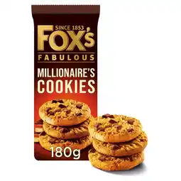 Tesco Fox's Millionaires Cookies 180G offer