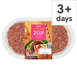 Tesco Tesco 2 New York Style Deli Burgers 227g offer