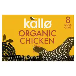 Tesco Kallo Organic Chicken Stock Cubes 8Pk 88G offer