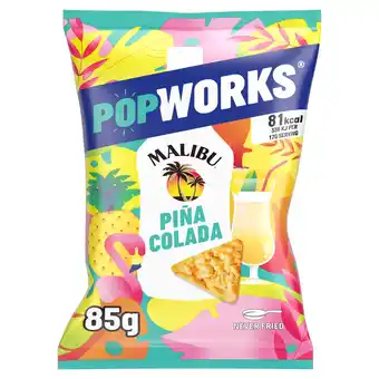 Tesco Popworks Pina Colada Sharing Crisps 85g offer