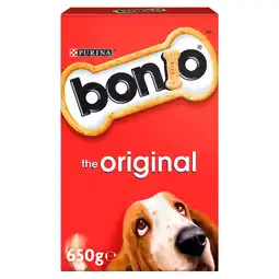 Tesco Bonio The Original Biscuit Dog Food 650G offer