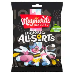 Tesco Maynards Bassetts Liquorice Allsorts 165g offer