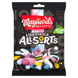 Tesco Maynards Bassetts Liquorice Allsorts 165g offer