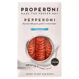 Tesco Properoni Classic Sliced Pepperoni 80g offer