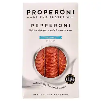 Tesco Properoni Classic Sliced Pepperoni 80g offer
