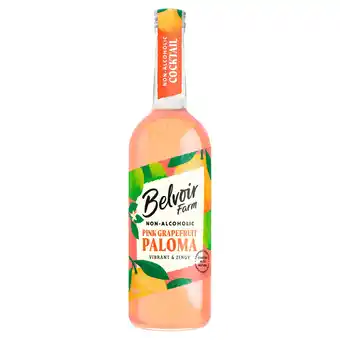 Tesco Belvoir Farm Non Alcoholic Pink Grapefruit Paloma 750ML offer