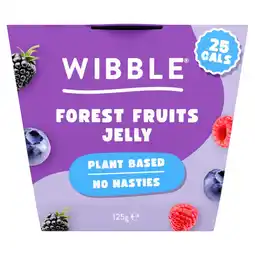 Tesco Wibble Forest Fruits Jelly Pot 125g offer