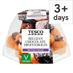 Tesco Tesco Chocolate Profiteroles Stack 12 Pack offer