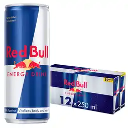 Tesco Red Bull Energy Drink 12 X 250M offer