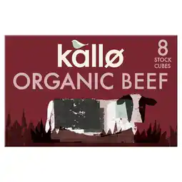 Tesco Kallo Organic Beef Stock Cubes 8 Pack 88g offer