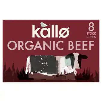 Tesco Kallo Organic Beef Stock Cubes 8 Pack 88g offer