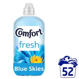 Tesco Comfort Fresh Fabric Conditioner Blue Skies 52 Washes 1560ml offer