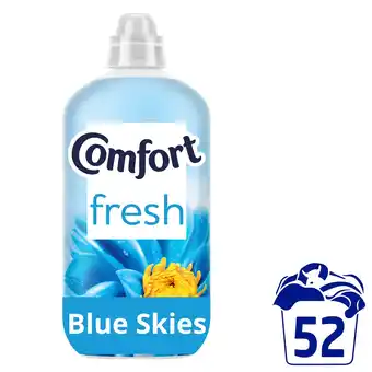 Tesco Comfort Fresh Fabric Conditioner Blue Skies 52 Washes 1560ml offer