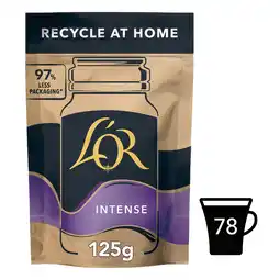 Tesco L'or. Intense Paper Refill Instant Coffee 125G offer
