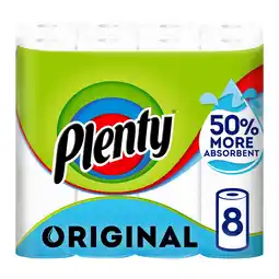 Tesco Plenty Original Kitchen Roll 8 Rolls offer