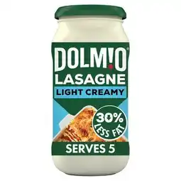 Tesco Dolmio Light Creamy Lasagne Sauce 440g offer