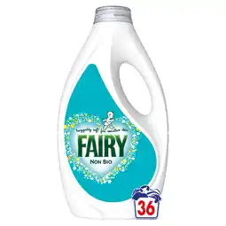 Tesco Fairy Non Bio Laundry Detergent 36 washes 1116ml offer