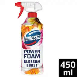 Tesco Domestos Power Foam Toilet and Bathroom Cleaner Blossom Burst Limited Edition 450ml offer