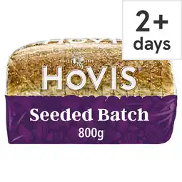 Tesco Hovis Seeded Batch Sliced Bread 800g offer