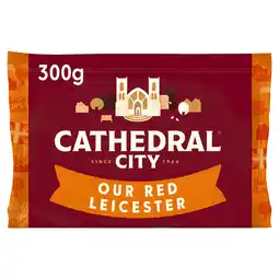 Tesco Cathedral City Red Leicester Cheese 300g offer