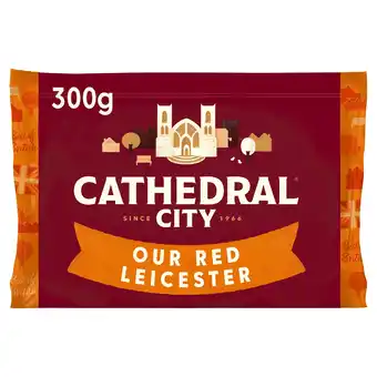 Tesco Cathedral City Red Leicester Cheese 300g offer